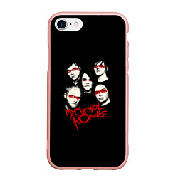 Чехол iPhone 7/8 матовый My Chemical Romance Boys, цвет: 3D-светло-розовый