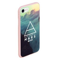 Чехол iPhone 7/8 матовый 30 STM: Dark Heaven, цвет: 3D-светло-розовый — фото 2