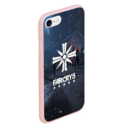 Чехол iPhone 7/8 матовый Cult Far Cry 5, цвет: 3D-светло-розовый — фото 2