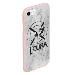 Чехол iPhone 7/8 матовый Louna: Сделай громче, цвет: 3D-светло-розовый — фото 2