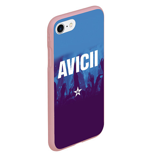 Чехол iPhone 7/8 матовый Avicii Star / 3D-Баблгам – фото 2