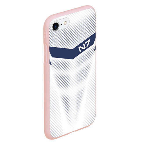 Чехол iPhone 7/8 матовый N7: White Armor / 3D-Светло-розовый – фото 2