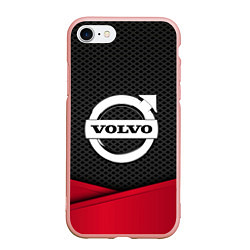 Чехол iPhone 7/8 матовый Volvo: Grey Carbon