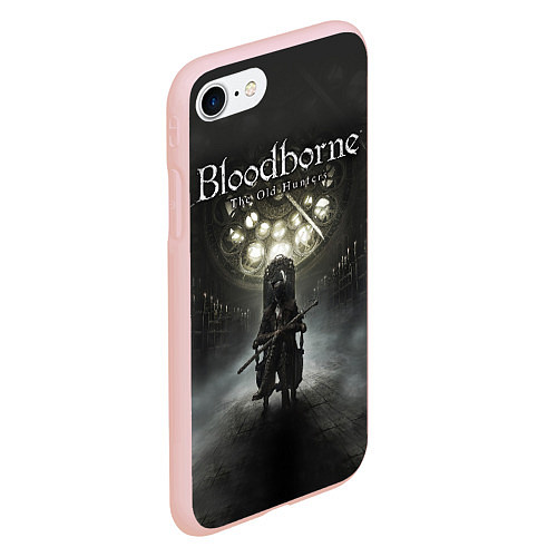 Чехол iPhone 7/8 матовый Bloodborne: Shrine / 3D-Светло-розовый – фото 2