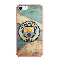 Чехол iPhone 7/8 матовый FC Man City: Old Style