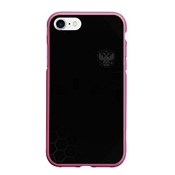 Чехол iPhone 7/8 матовый Russia Legend 2024, цвет: 3D-малиновый