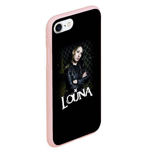 Чехол iPhone 7/8 матовый Louna: Lusine Gevorkyan / 3D-Светло-розовый – фото 2
