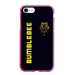Чехол iPhone 7/8 матовый Bumblebee Style, цвет: 3D-малиновый