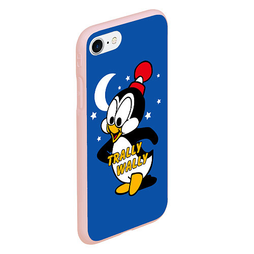 Чехол iPhone 7/8 матовый Trally Wally / 3D-Светло-розовый – фото 2