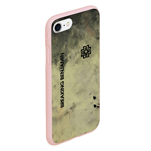 Чехол iPhone 7/8 матовый Breaking Benjamin / 3D-Светло-розовый – фото 2