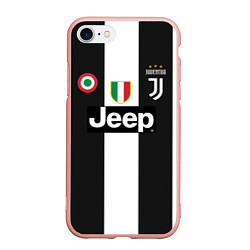 Чехол iPhone 7/8 матовый FC Juventus 18-19