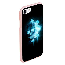 Чехол iPhone 7/8 матовый Gears of War: Death Shadow, цвет: 3D-светло-розовый — фото 2