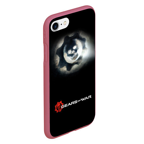 Чехол iPhone 7/8 матовый Gears of War / 3D-Малиновый – фото 2