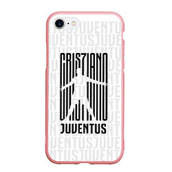 Чехол iPhone 7/8 матовый Cris7iano Juventus, цвет: 3D-баблгам