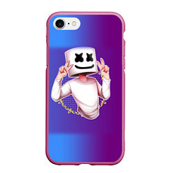 Чехол iPhone 7/8 матовый Marshmello Peace