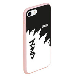Чехол iPhone 7/8 матовый Godzilla: Light Style, цвет: 3D-светло-розовый — фото 2