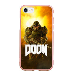 Чехол iPhone 7/8 матовый DOOM: Soldier