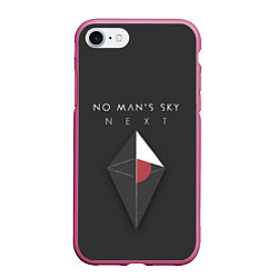Чехол iPhone 7/8 матовый No Man’s Sky: Next, цвет: 3D-малиновый