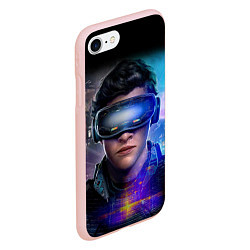 Чехол iPhone 7/8 матовый Ready Player One, цвет: 3D-светло-розовый — фото 2