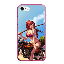 Чехол iPhone 7/8 матовый Fairy Tail Girl
