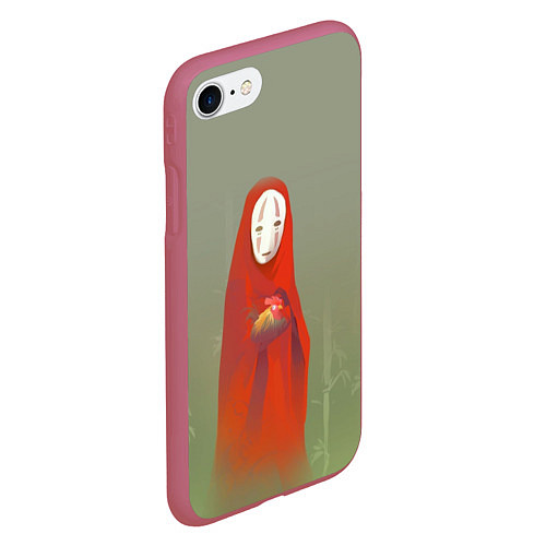 Чехол iPhone 7/8 матовый Унесенные призраками / 3D-Малиновый – фото 2