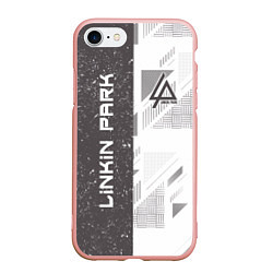 Чехол iPhone 7/8 матовый Linkin Park: Grey Form