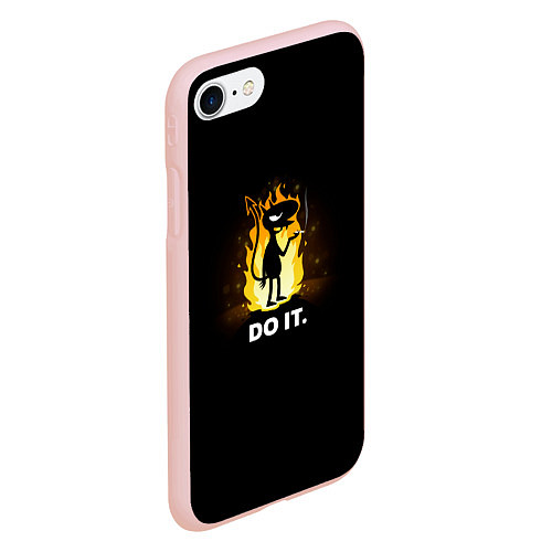 Чехол iPhone 7/8 матовый Disenchantment: Do it / 3D-Светло-розовый – фото 2