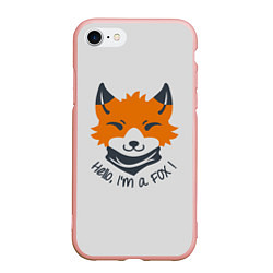 Чехол iPhone 7/8 матовый Hello Fox