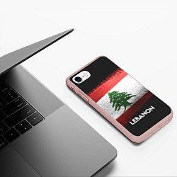 Чехол iPhone 7/8 матовый Lebanon Style, цвет: 3D-светло-розовый — фото 2