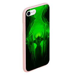 Чехол iPhone 7/8 матовый Демон легиона, цвет: 3D-светло-розовый — фото 2
