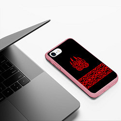 Чехол iPhone 7/8 матовый Печать Велеса, цвет: 3D-баблгам — фото 2