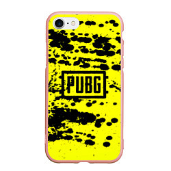 Чехол iPhone 7/8 матовый PUBG: Yellow Stained