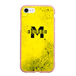 Чехол iPhone 7/8 матовый Metro Exodus: Yellow Grunge