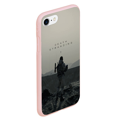 Чехол iPhone 7/8 матовый Death Stranding / 3D-Светло-розовый – фото 2