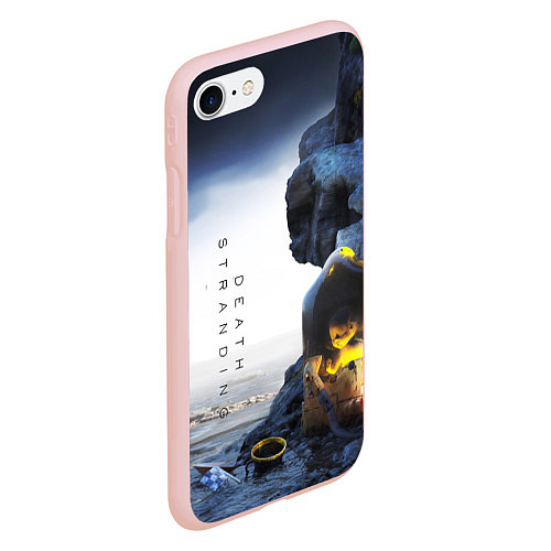 Чехол iPhone 7/8 матовый Death Stranding: Exclusive / 3D-Светло-розовый – фото 2