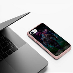 Чехол iPhone 7/8 матовый Убийца гоблинов - Рыцарь, цвет: 3D-светло-розовый — фото 2