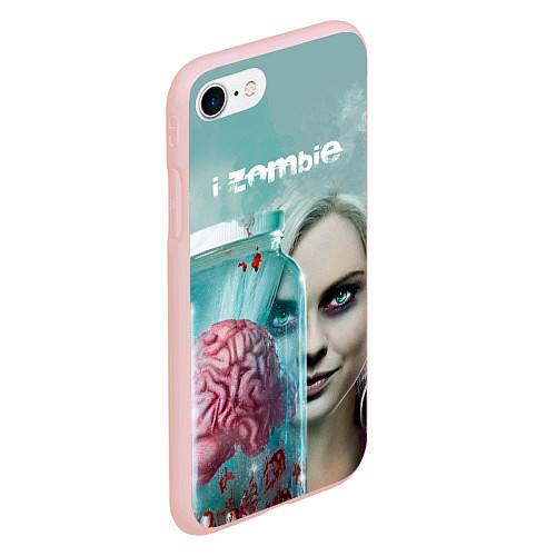 Чехол iPhone 7/8 матовый I-ZOMBIE large / 3D-Светло-розовый – фото 2