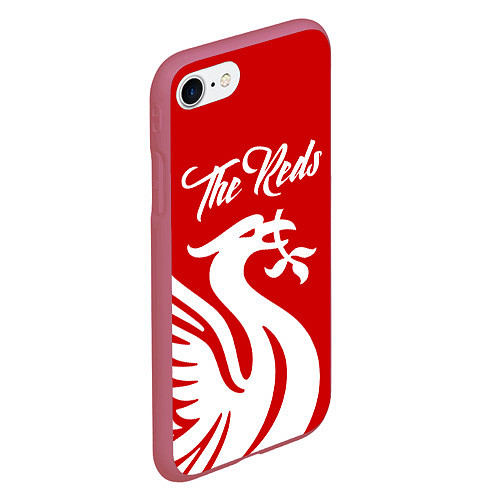Чехол iPhone 7/8 матовый The Reds / 3D-Малиновый – фото 2
