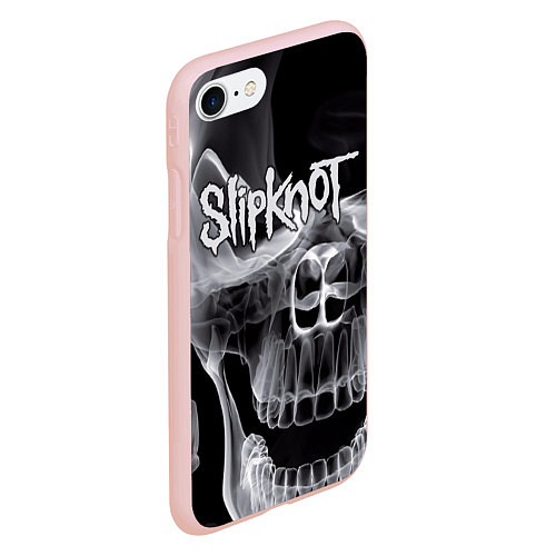 Чехол iPhone 7/8 матовый Slipknot Death / 3D-Светло-розовый – фото 2