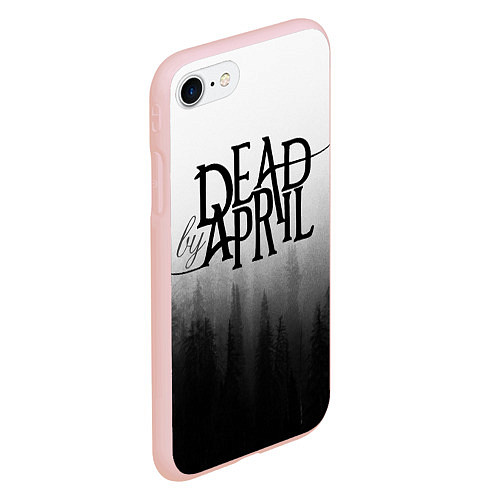 Чехол iPhone 7/8 матовый Dead by April / 3D-Светло-розовый – фото 2