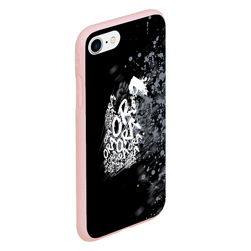 Чехол iPhone 7/8 матовый JoJo / 3D-Светло-розовый – фото 2