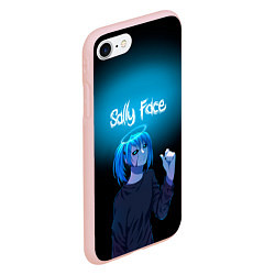 Чехол iPhone 7/8 матовый Sally Face, цвет: 3D-светло-розовый — фото 2