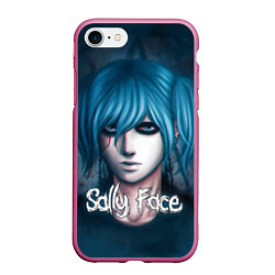 Чехол iPhone 7/8 матовый Sally Face, цвет: 3D-малиновый