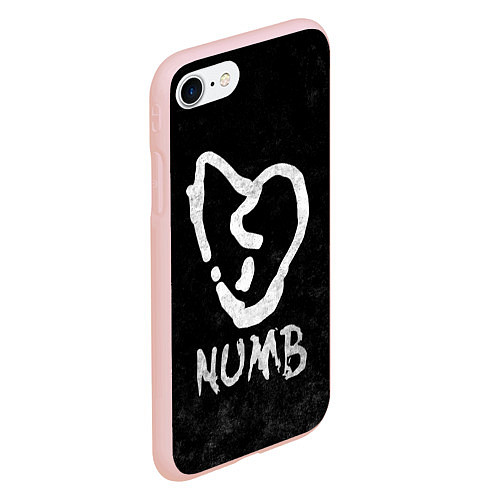 Чехол iPhone 7/8 матовый XXXTentacion: Numb / 3D-Светло-розовый – фото 2