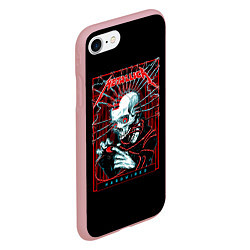 Чехол iPhone 7/8 матовый Metallica: Death Storm, цвет: 3D-баблгам — фото 2