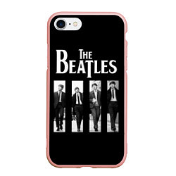 Чехол iPhone 7/8 матовый The Beatles: Black Side