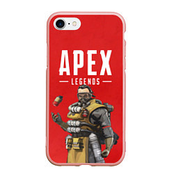 Чехол iPhone 7/8 матовый Apex Legends: Red Caustic