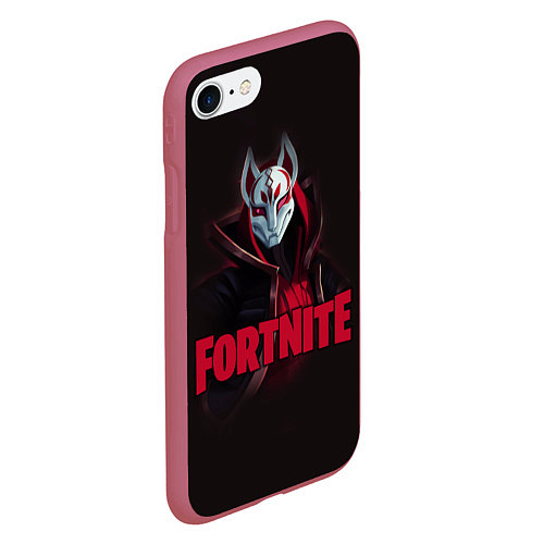 Чехол iPhone 7/8 матовый Fortnite / 3D-Малиновый – фото 2