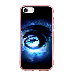 Чехол iPhone 7/8 матовый Night Fury, цвет: 3D-баблгам