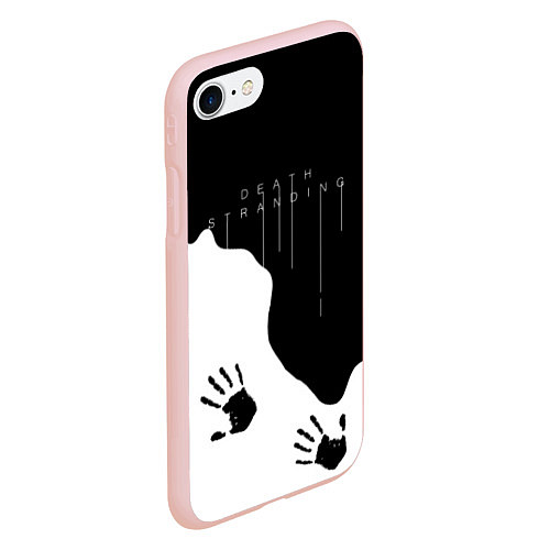 Чехол iPhone 7/8 матовый DEATH STRANDING / 3D-Светло-розовый – фото 2